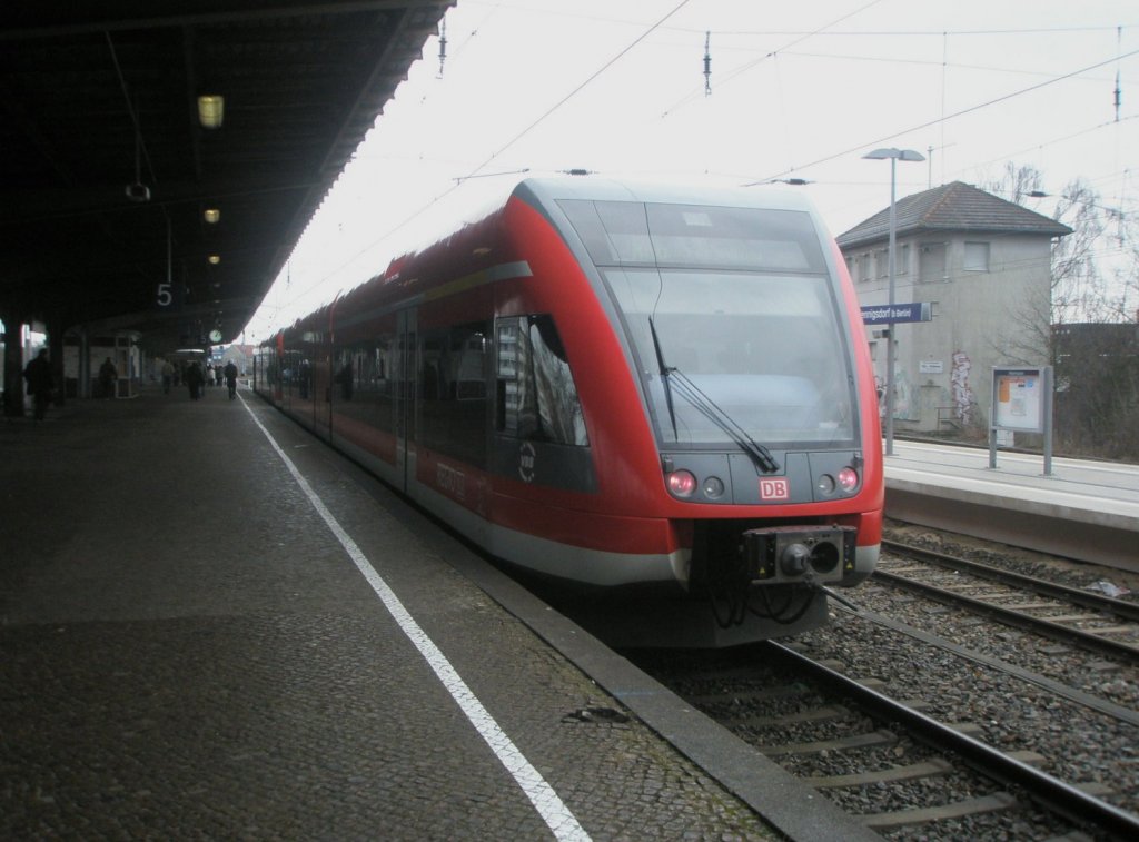 Hier 646 026-5 und 646 008-3 als RE6 von Neuruppin West nach Berlin Spandau, dieser Zug stand am 20.3.2010 in Hennigsdorf( bei Berlin).