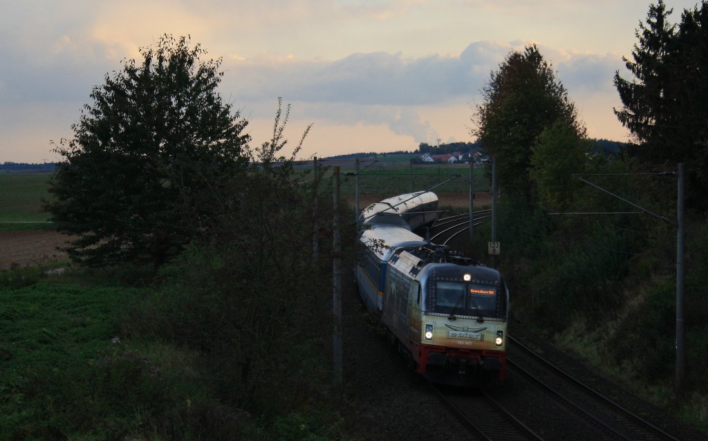 Hier am 20.10.2011 in Alteglofsheim 183 001 .