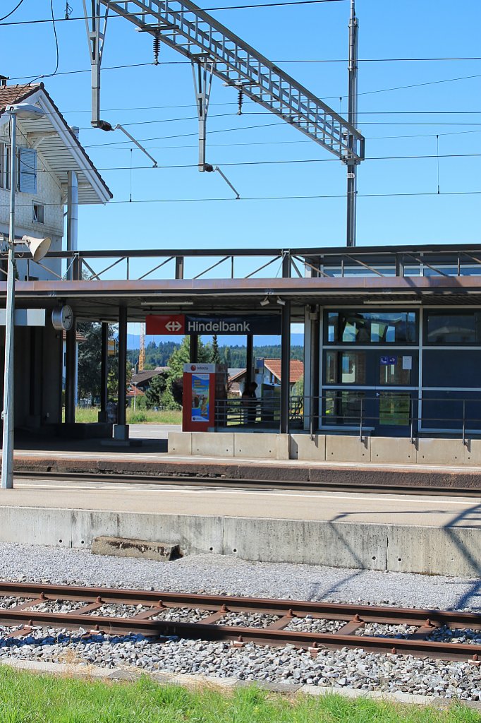 Hier ein Blick auf das umfangreiche Angebot am Bahnhof Hindelbank. Aufgenommen am 28.8.