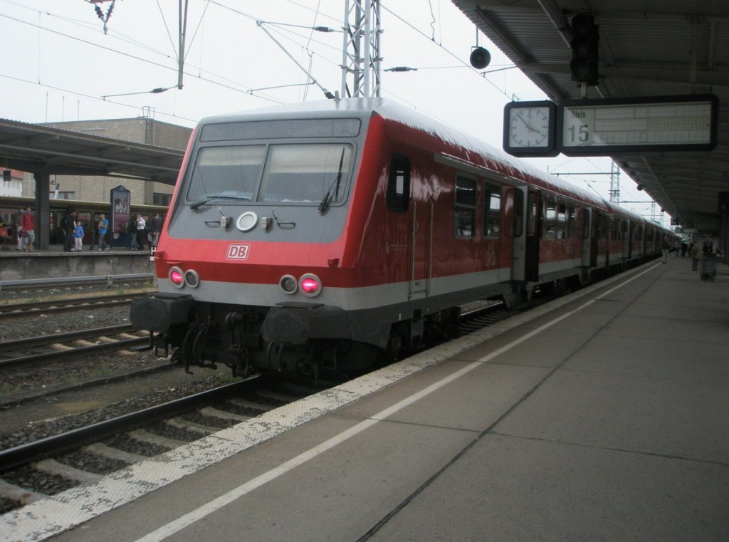 Hier ein ILA-Shuttle von Berlin Lichtenberg nach Berlin ILA Bahnhof, dieser Zug stand am 12.6.2010 in Berlin Lichtenberg.