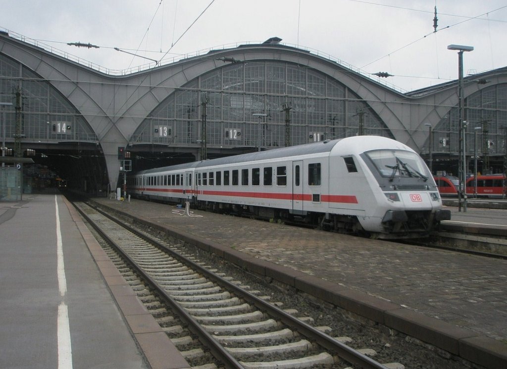 Hier IC2445 von Hannover Hbf. nach Leipzig Hbf., bei der Einfahrt am 14.5.2010 in Leipzig Hbf.