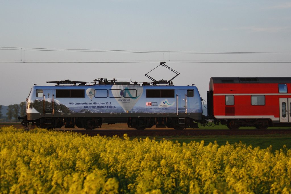 Hier in Mangolding 111 031 -1 am RE ,am 23.04.2011 .