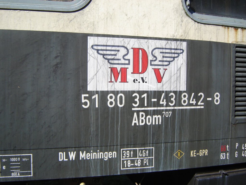 Hier muss noch einiges gemacht werden. DLW Meiningen 5.9.10