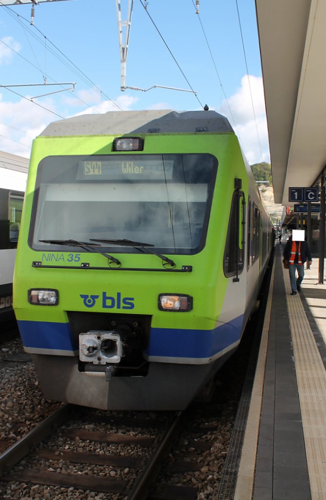 Hier eine Nahaufnahme von NINA 35 am 13.10. in Burgdorf.