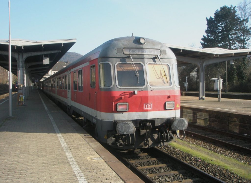 Hier RE14311 von Hannover Hbf. nach Bad Harzburg, dieser Zug stand am 7.4.2010 in Bad Harzburg.