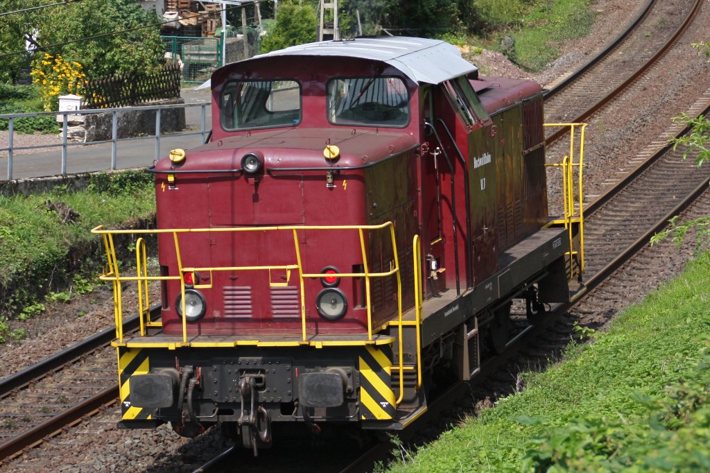 Hochwaldbahn VL7 am 18.8.11 in Neef.