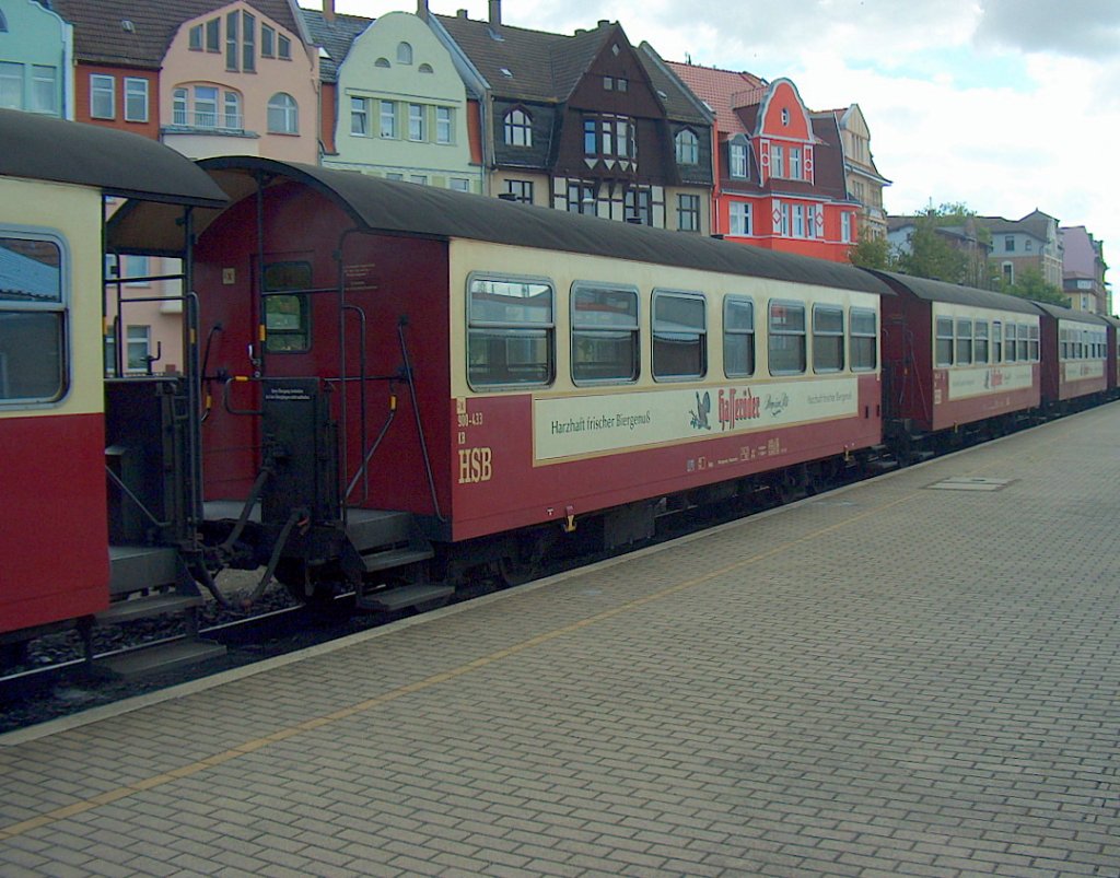 HSB 900-433 in Nordhausen Nord; 11.08.2008