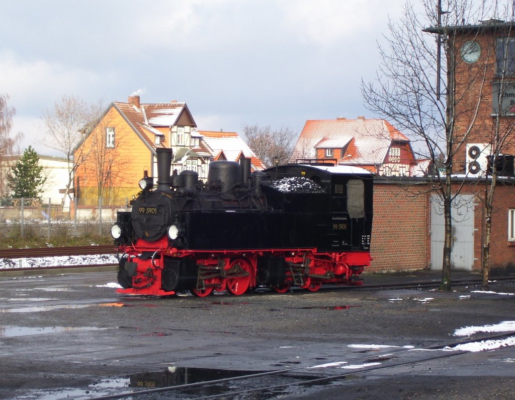 HSB 99 5901 am Bw Wernigerode; 24.11.2010