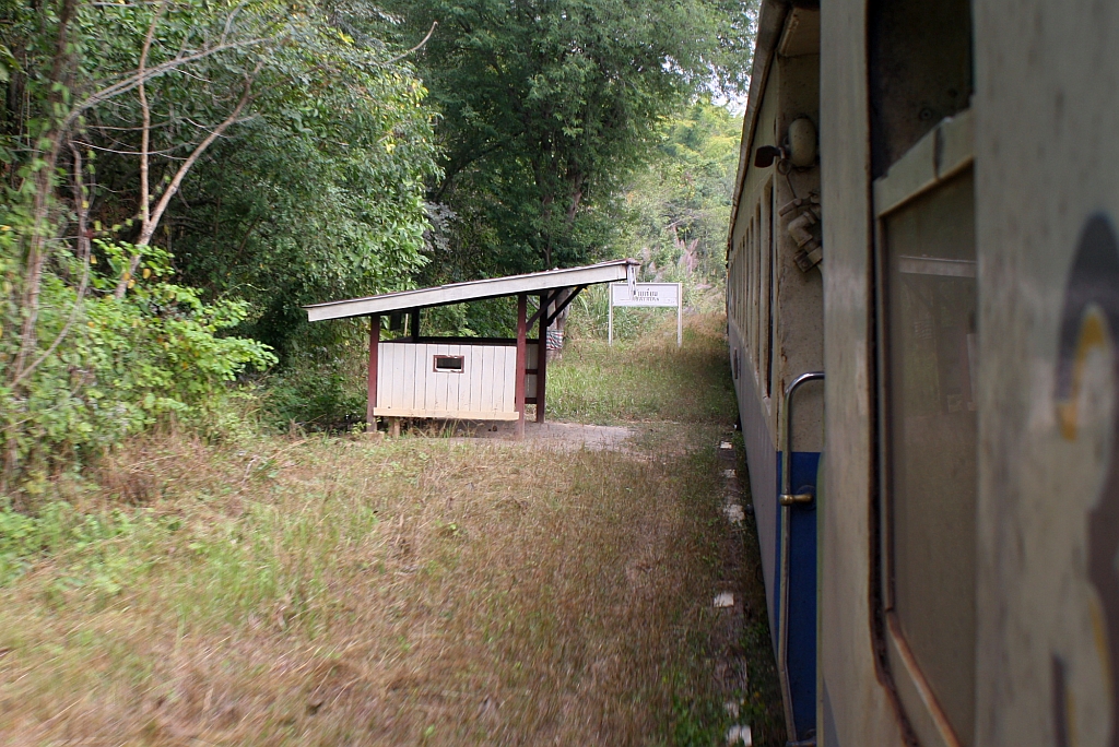 Hst. Huai Rian, aufgenommen am 10.J�nner 2011 w�rend der Durchfahrt mit dem EXP 51.

