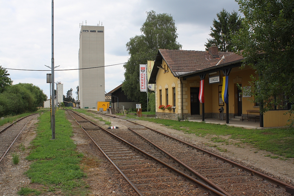 Hst. Langau am 31.Juli 2010.