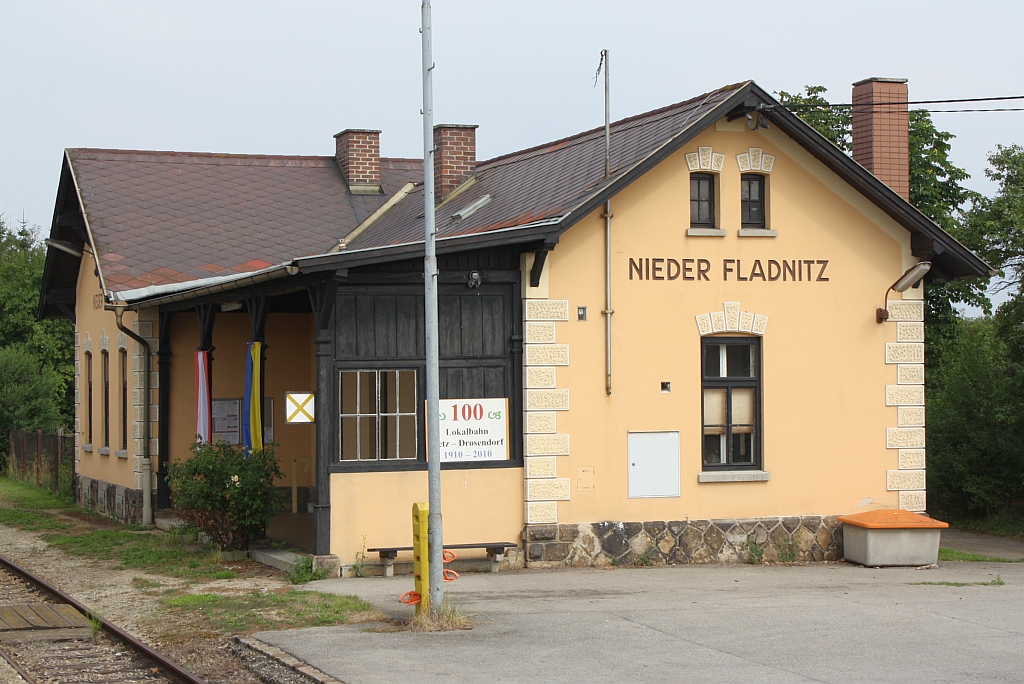 Hst. Niederfladnitz am 31.Juli 2010.