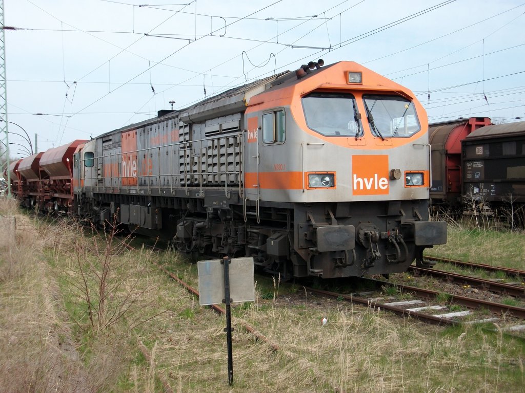 hvle-Tiger V330.1 am 26.April 2010 in Bergen/R�gen.