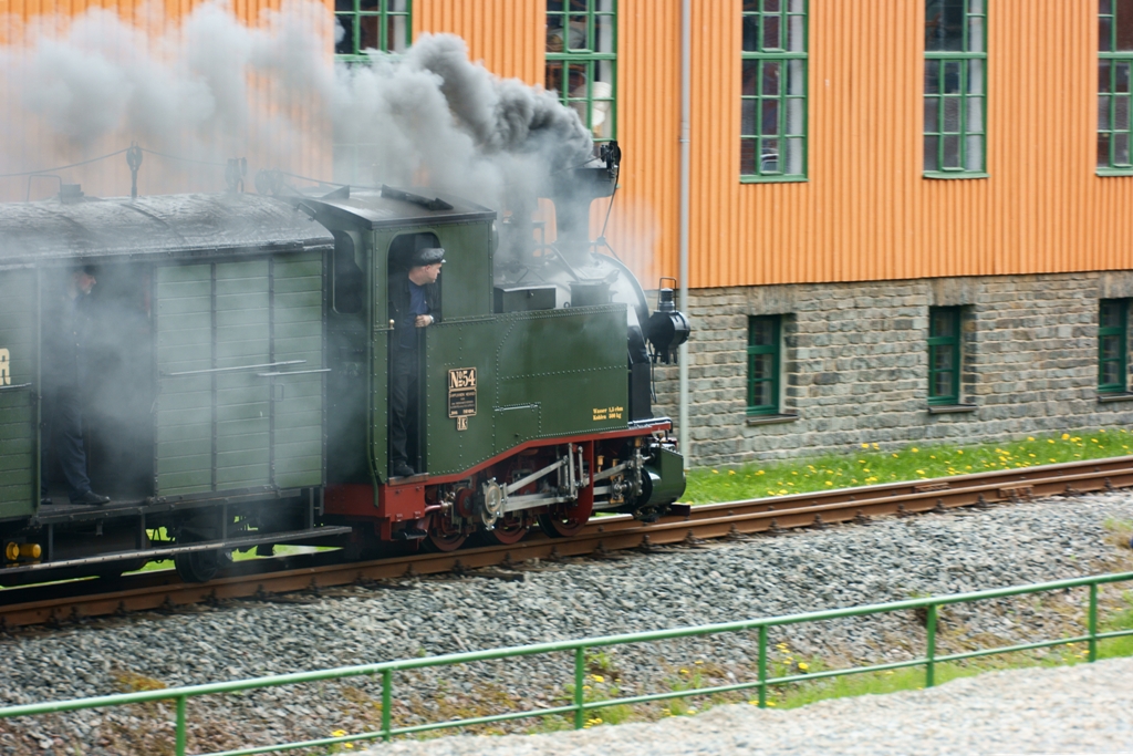 I K in Hhe der Fahrzeughalle der Prenitztalbahn. Aufgenommen am 24.Mai 2010.