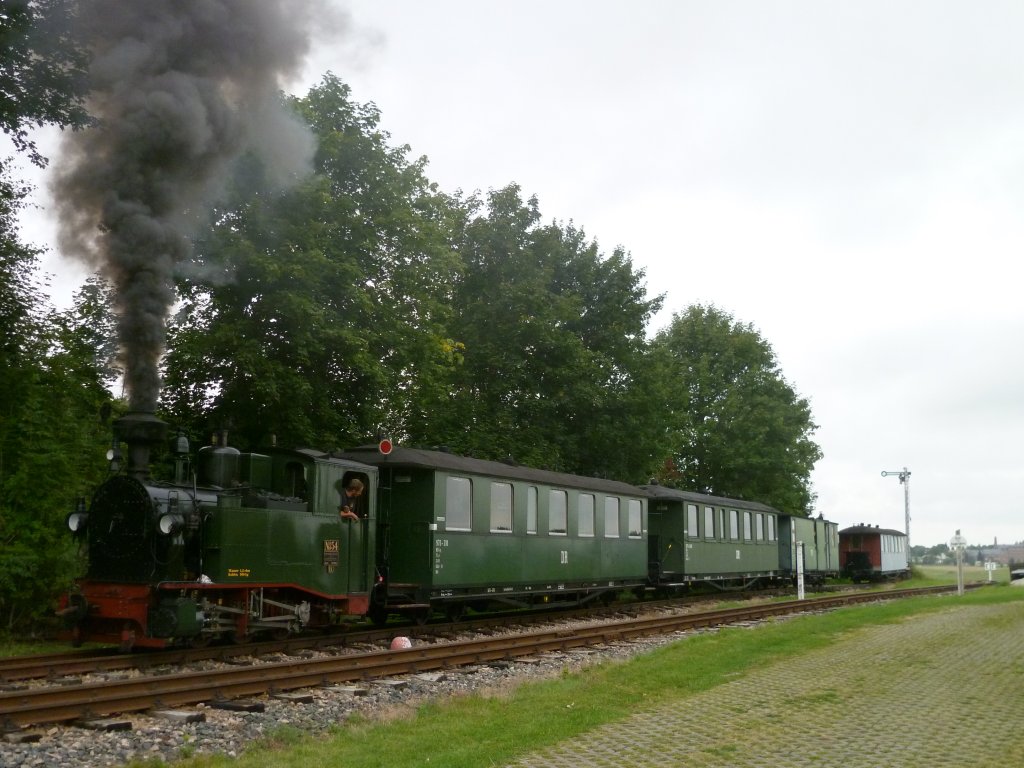 I K Nr54 war am 15.09.12 zu Gast bei der Museumsbahn Sch�nheide.