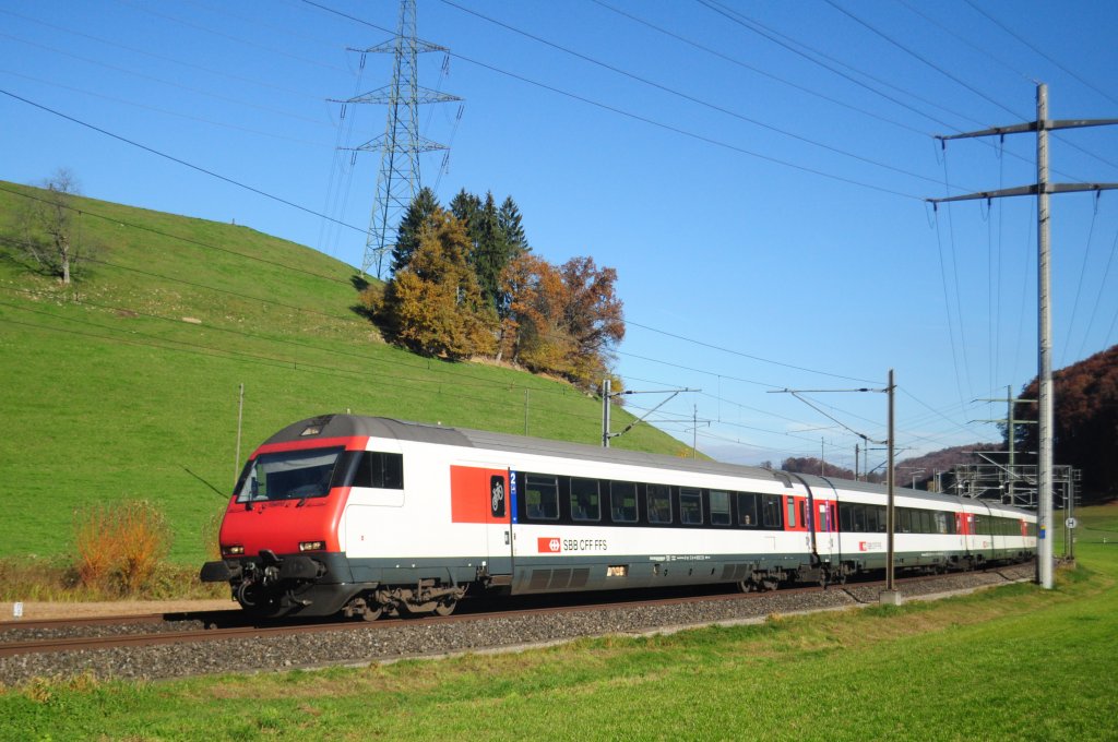 IC nach Bern bei Bickigen am 05.11.2010