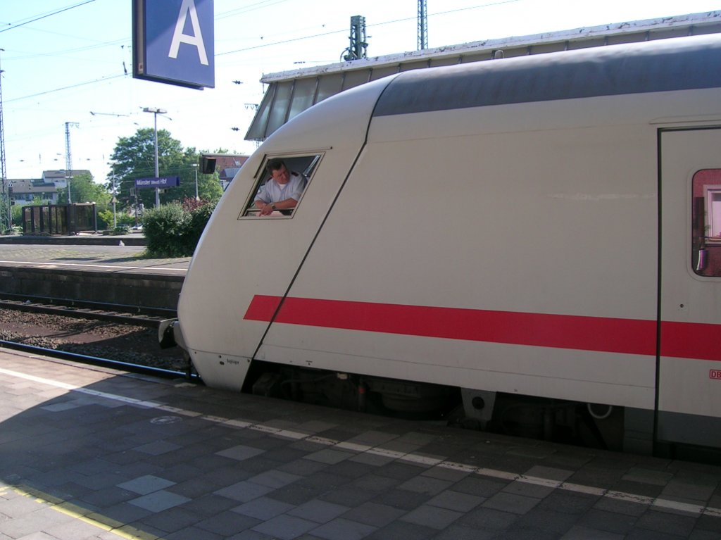 IC Steuerwagen (IC nach Bremen)in Mnster Hbf, vor Weiterfahrt