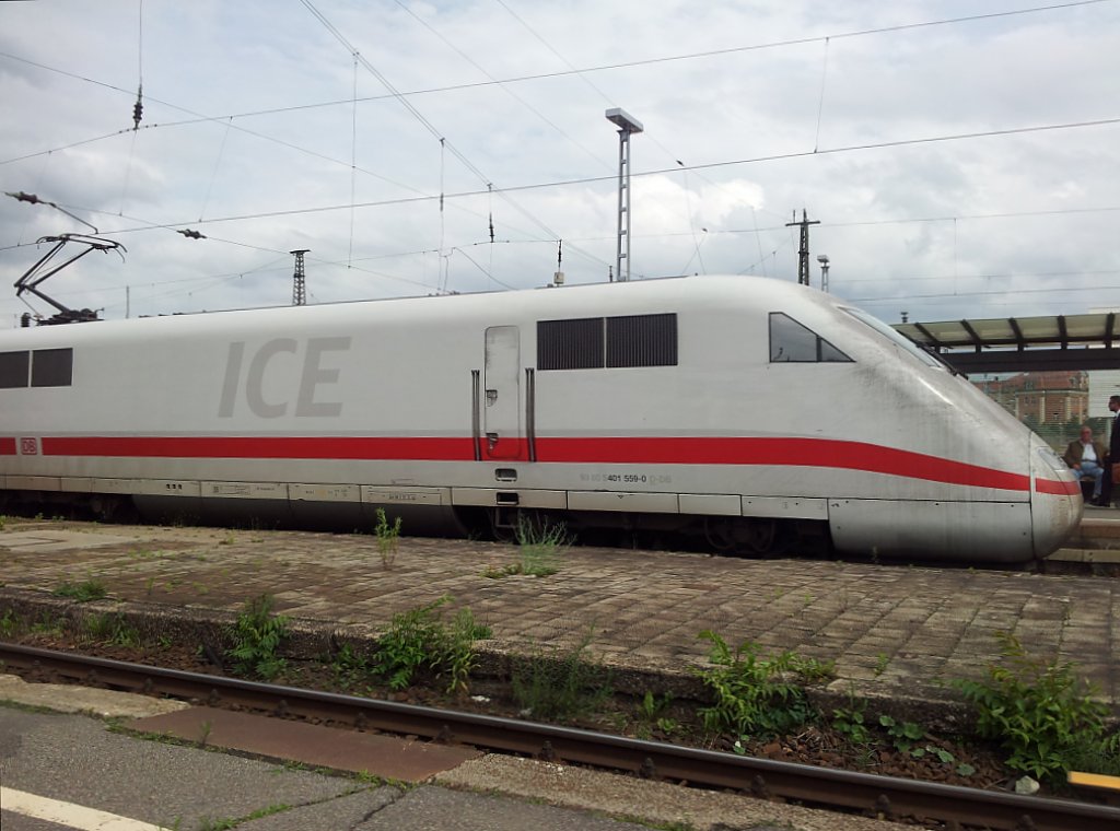 ICE 892  Bad Oldesloe  Triebkopf 401 559-0.Aufgenommen am 08.06.2012 in Leipzig Hbf