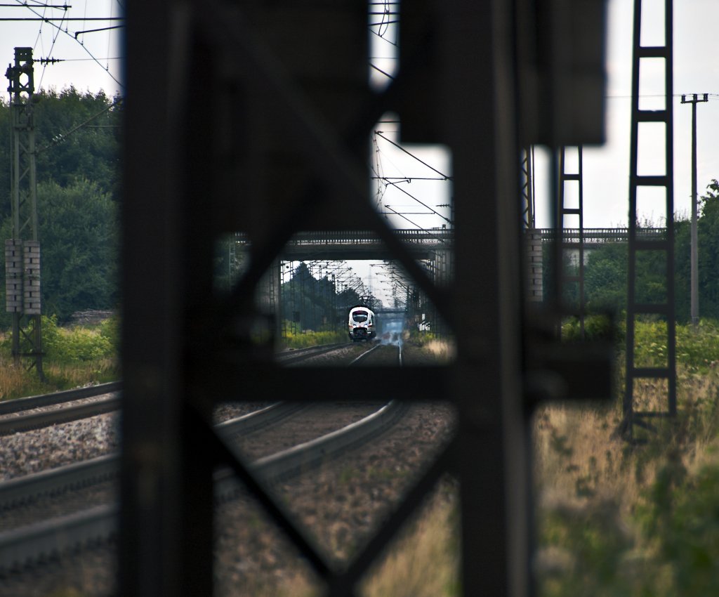 ICE von Dortmund nach Wien am 27.07.2010 kurz vor Plattling.