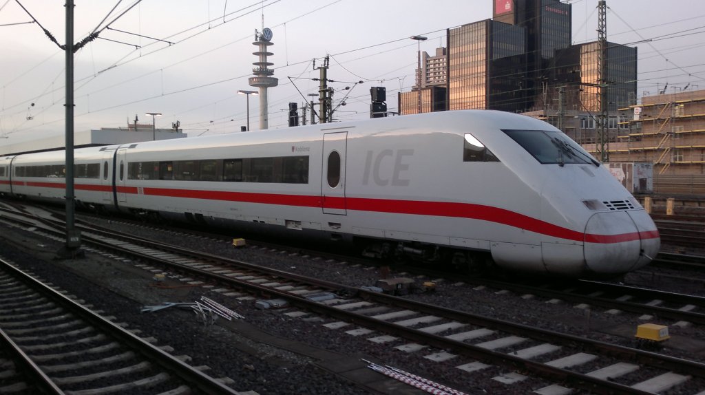 ICE Steuerwagen in Hannover am 20.Febura 2012.