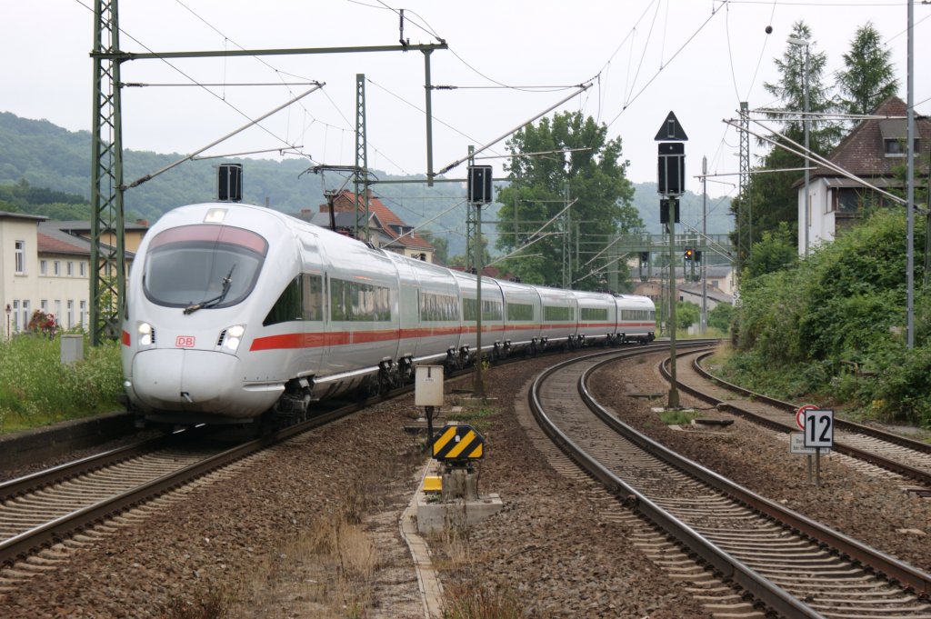 ICE-T 411 von Wiesbaden nach Leipzig in Bad Ksen am 25.06.2009