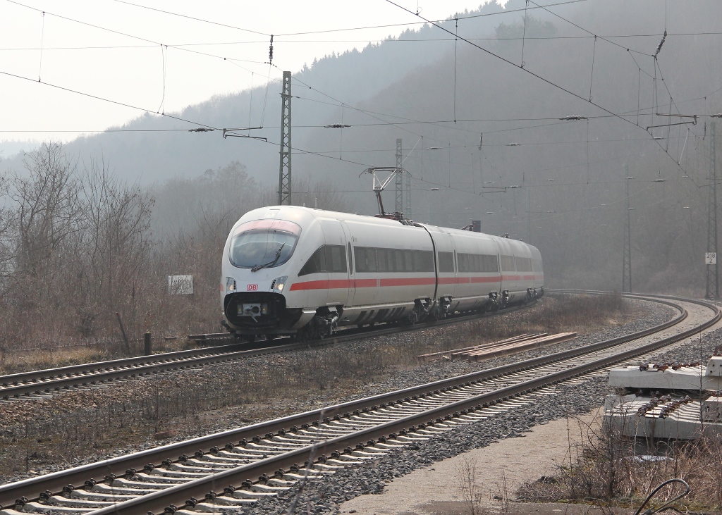 ICE-T als NSS-Umleiter in Fahrtrichtung Norden. Aufgenommen am 30.03.2013 bei Oberrieden.