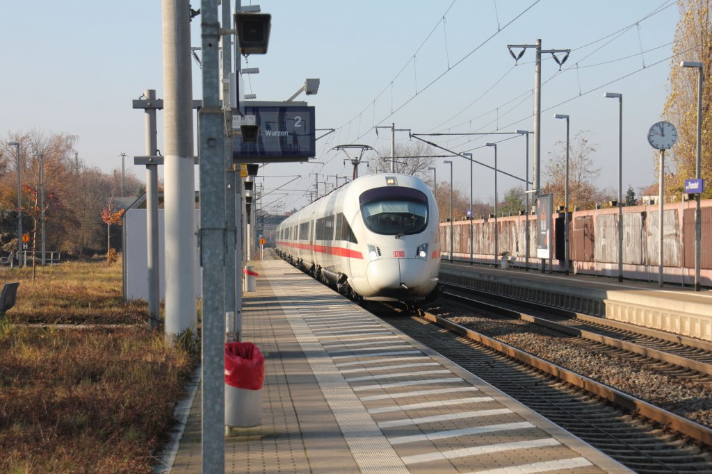ICE-T f�hrt am 17.11.2012 durch Leipzig-Paunsdorf.