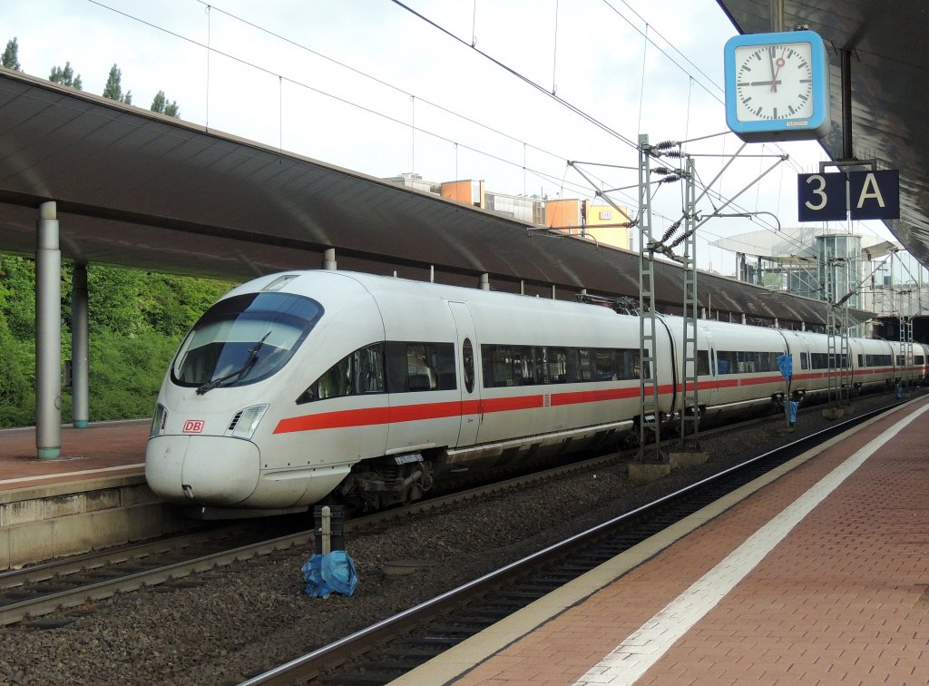 ICE-T verlsst heute Kassel-Wilhelmshhe in Richtung Dresden (4.7.2013).