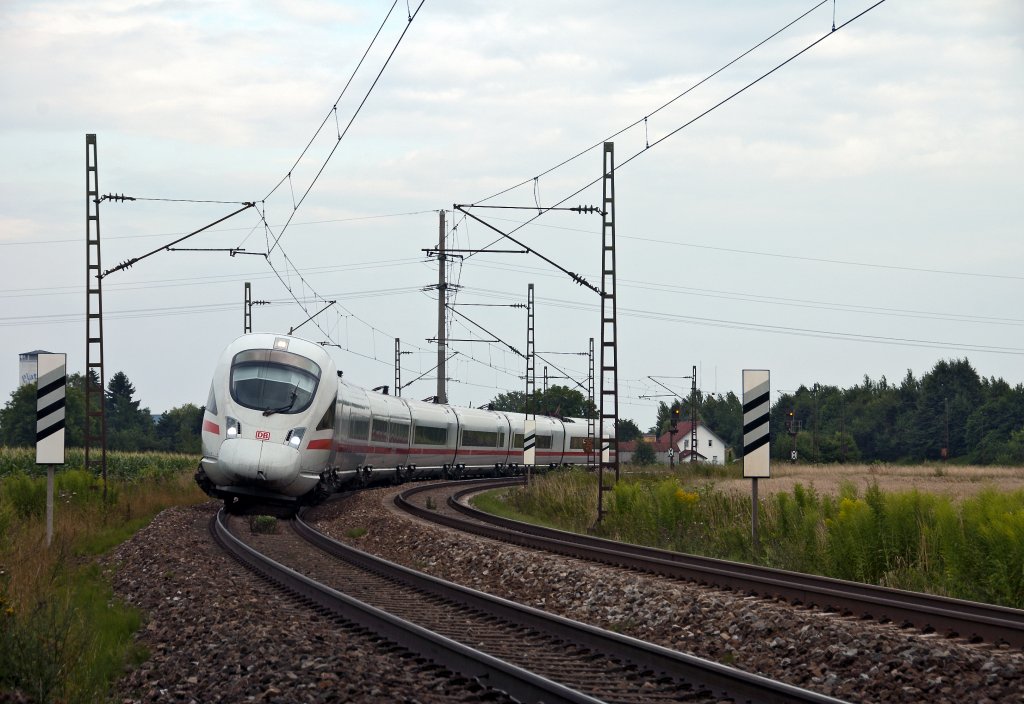 ICE von Wien Westbahnhof nach Dortmund Hbf am 27.07.2010 kurz nach Plattling.