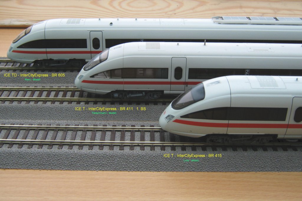 ICEs als Modell: BR 415, BR 411, BR 605
(c) by Vico Schulze