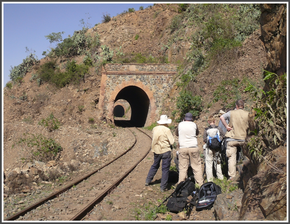 Ich mchte hiermit auch mal zeigen, wie solche Fotos abseits der Bahnhfe entstehen. Zwischen Lessa und Arbaroba (01.02.2012)