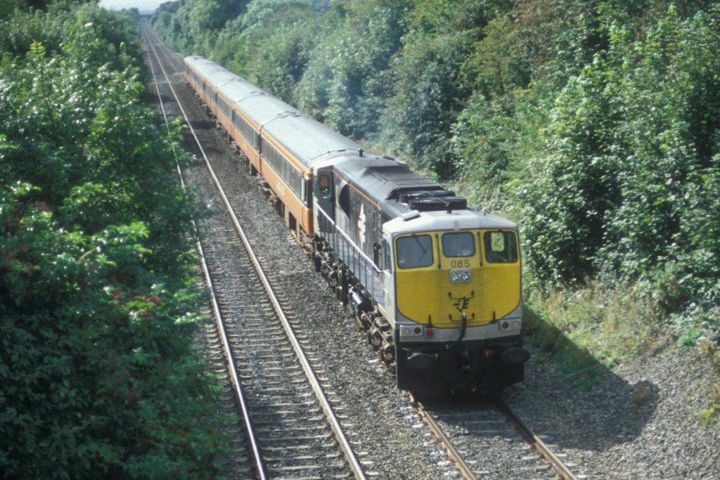 IERLAND sep 2007 KILDARE LOC 085 met personen trein