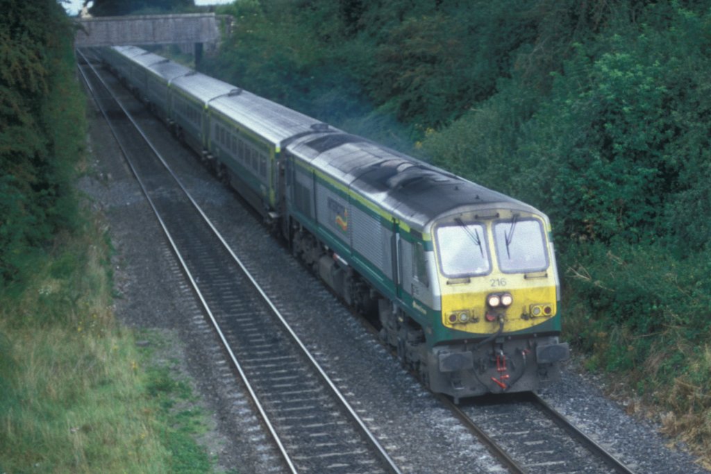 IERLAND sep 2007 KILDARE LOC 216 in de nieuwe kleur