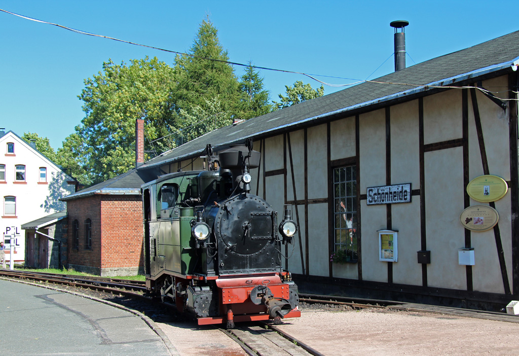 IK Nr.54 beim rangieren vor dem Sch�nheider Heizhaus, 14.09.2012