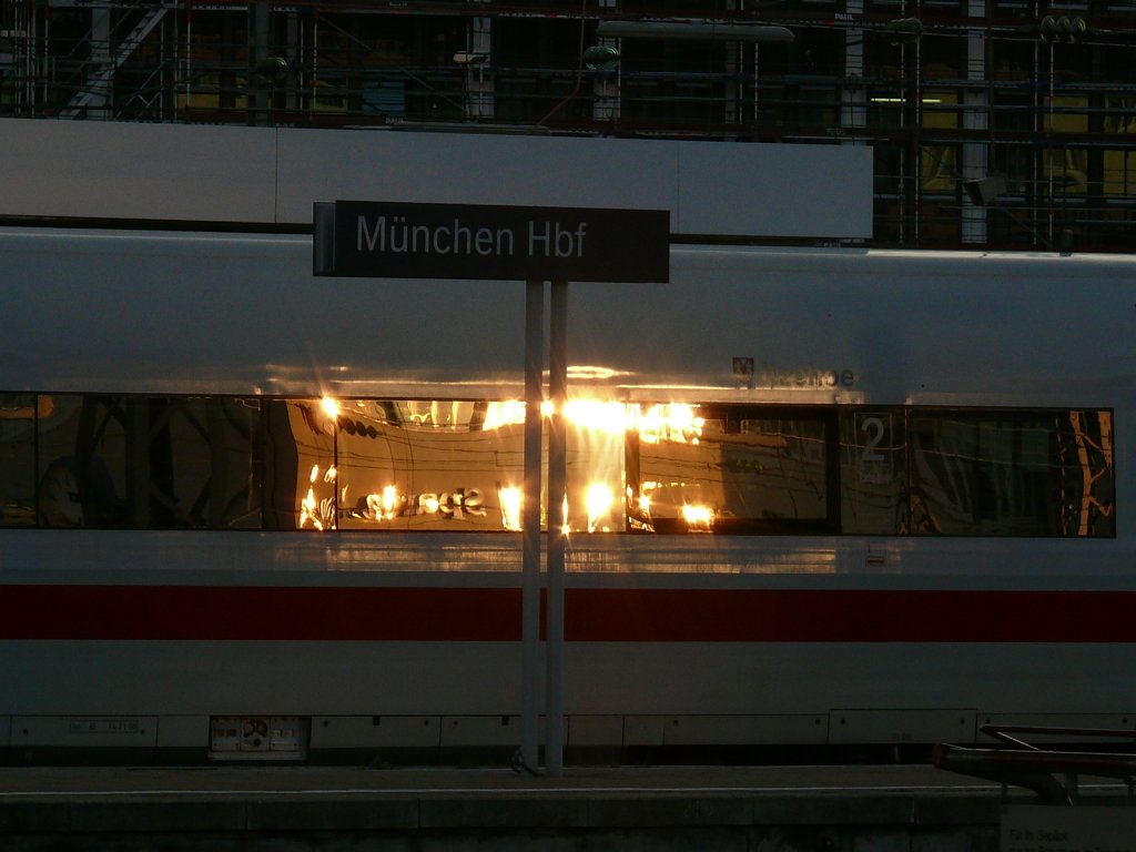 Impression aus dem Mnchner Hbf, 3.11.2009