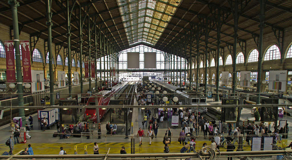 
Impression von der Bereich ´Grandes Lignes´ des Bahnhofs Paris Gare du Nord, 07.05.2011.