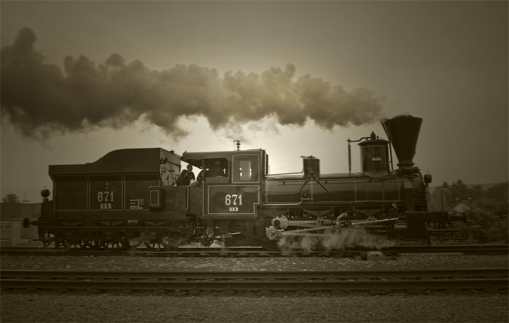 Impression der GKB 671, in Lieboch aufgenommen am 16.10.2010.