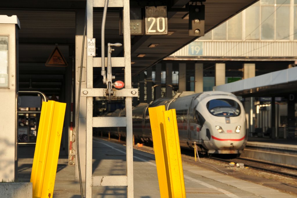 Impressionen... Die gelb getauchten Schienen sind �brigens ein Relikt anno 1889