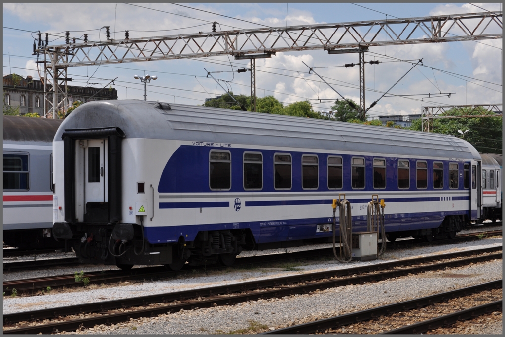 In diesem Schlafwagen bin ich von Sargans nach Zagreb gereist. (03.07.2011)