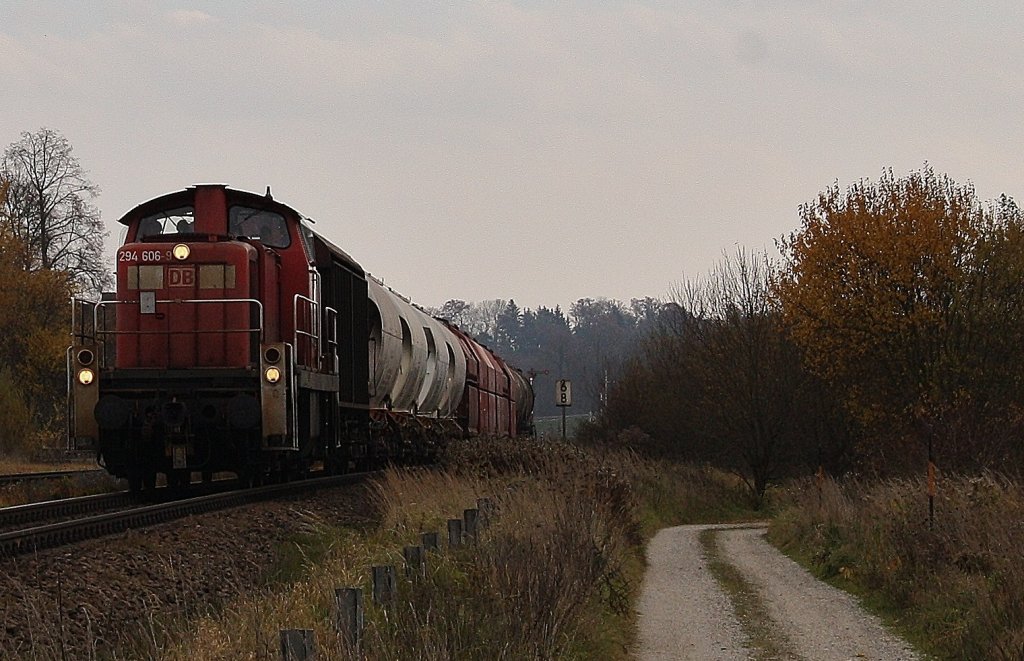 In T�ssling am 03.11.2010 war 294 606 -9 .