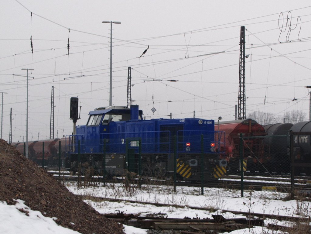 Infra Leuna 208 in Grokorbetha; 21.01.2010