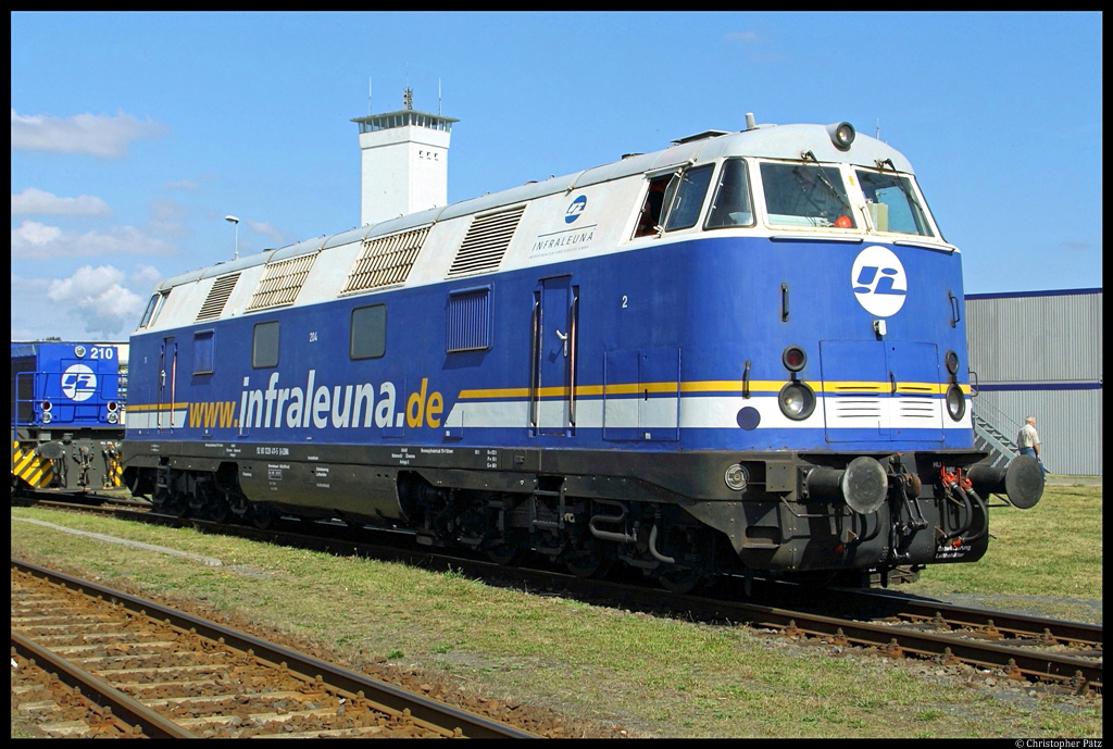 Infraleuna 204 auf der Fahrzeugausstellung zum Tag der offenen Tr der Leunawerke am 1.9.2012.