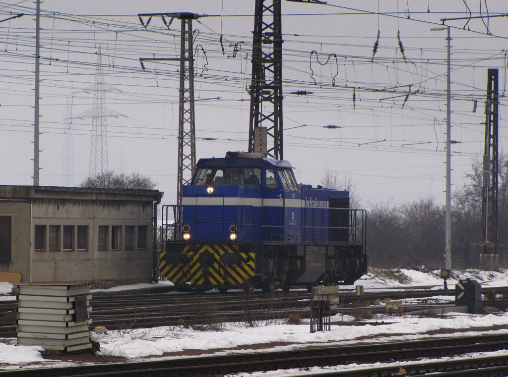 InfraLeuna 206 (275 806-8) in Grokorbetha; 21.01.2010