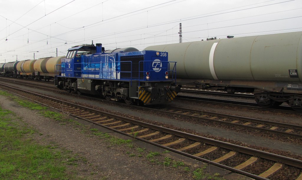 INFRALEUNA 208 (275 011-5 D-LEUNA) in Grokorbetha Rbf; 10.09.2010 