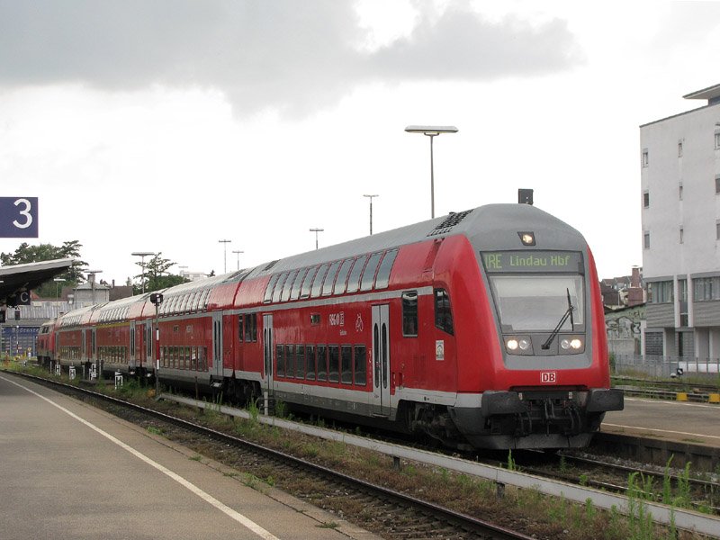 IRE nach Lindau in Friedrichshafen Stadt, 5.07.2009