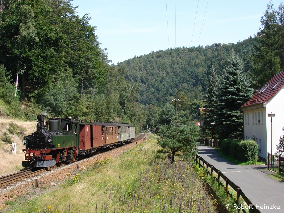 IVK 145 hinter dem Hp Teufelsmhle als SOEG 308 nach Oybin am 21.08.2010