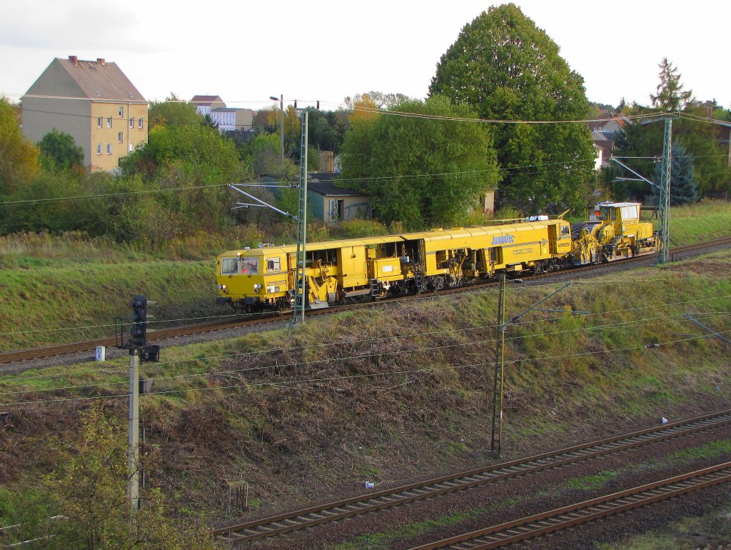 JumboTec 08-475 UNIMAT 4S Plasser & Theurer in Grokorbetha; 25.10.2010