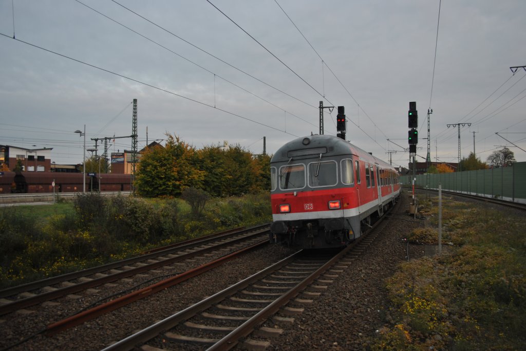 Karlsruher Steuerwagen verl�sst Lehrte, am 22.10.10