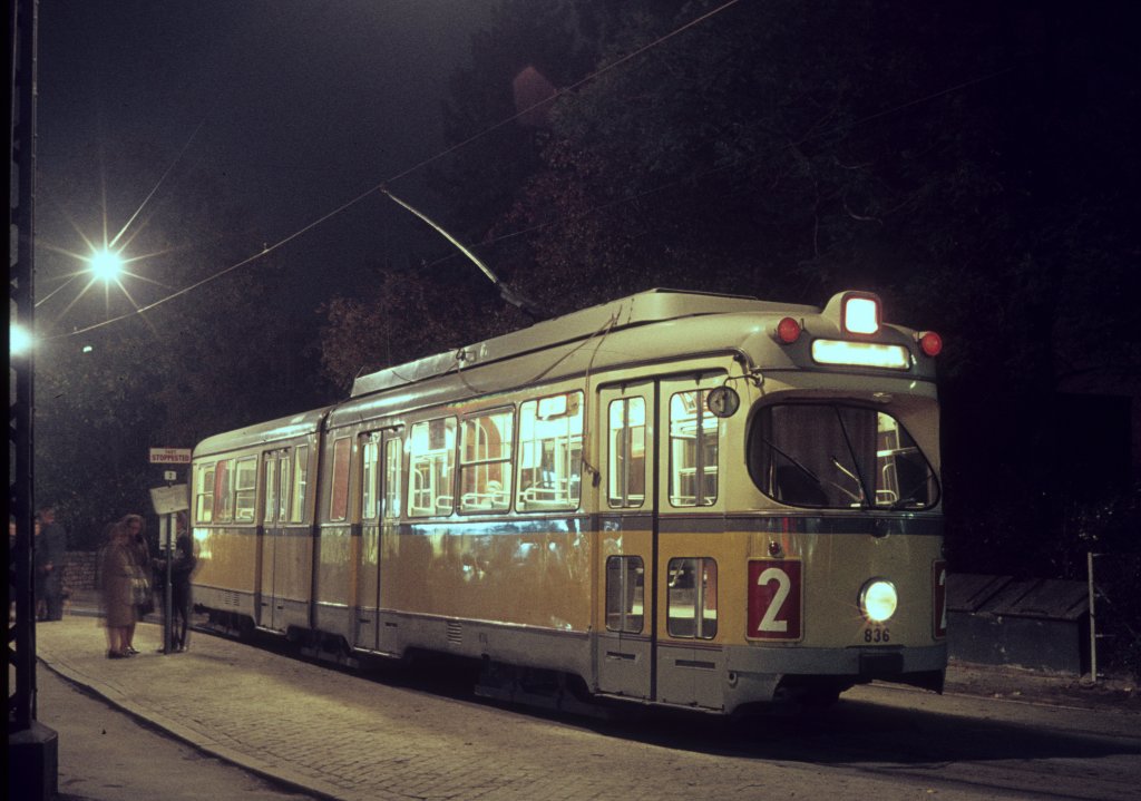 Kbenhavn / Kopenhagen KS SL 2 (Dwag-GT6 836) Brnshj Torv am 18. Oktober 1969.