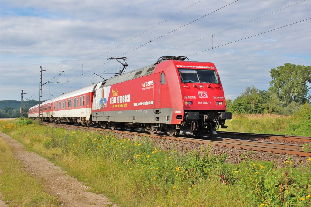 KBS 350 bei Burgstemmen am 05.08.2012 - CEWE 101 089 mit einem AZ von Hamburg-Altona nach Alessandria.