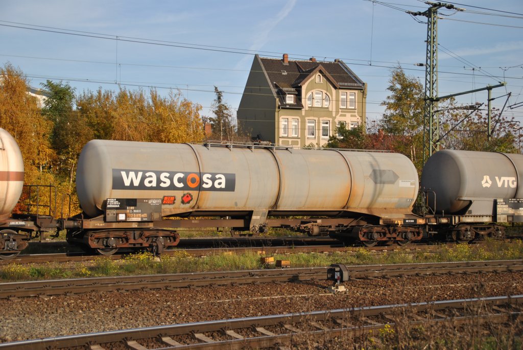 Kesselwagen von Wascosa, in Lehrte am 29.10.10.